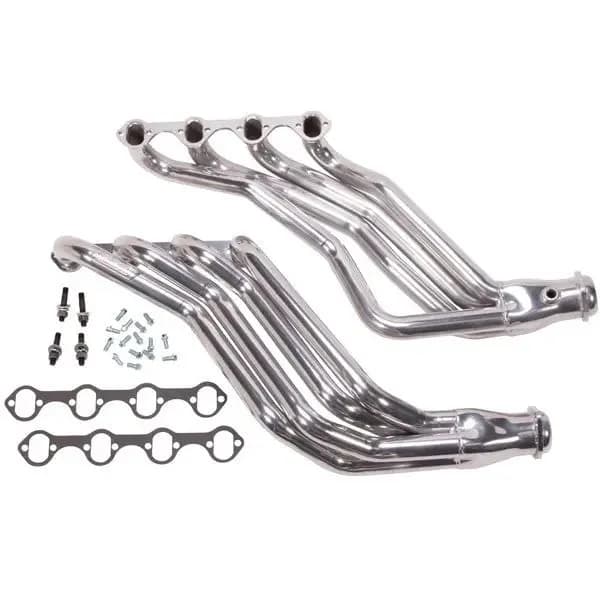 Ford Mustang 5.0L 1-3/4 Long Tube Exhaust Headers Polished Silver Ceramic 79-93