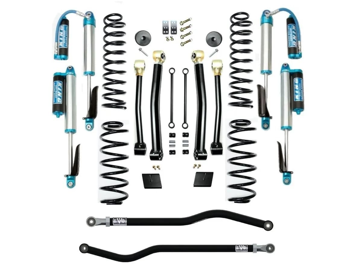Jeep Wrangler JL 2.5 Heavy Duty Enforcer Lift Stage 3 Plus With EVO Spec King 2.5 Shocks