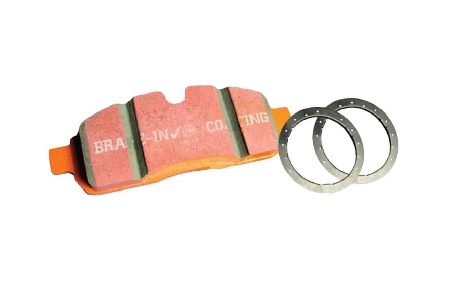 Truck/SUV Extra Duty Brake Pads; FMSI Pad No. D1770; Vented; 350mm Dia.; 49.5mm Height; 34mm Thick; 90mm Center Hole Dia.; Pad Dimensions: 194.3 x 69.1 x 18.1mm;