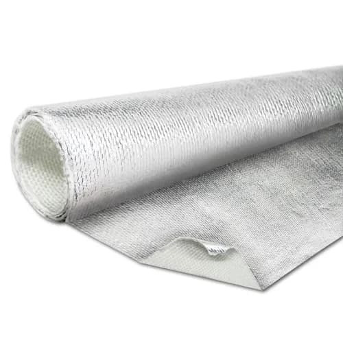 Exhaust Heat Wrap 10 Square Foot Aluminized Silver Thermo Tec