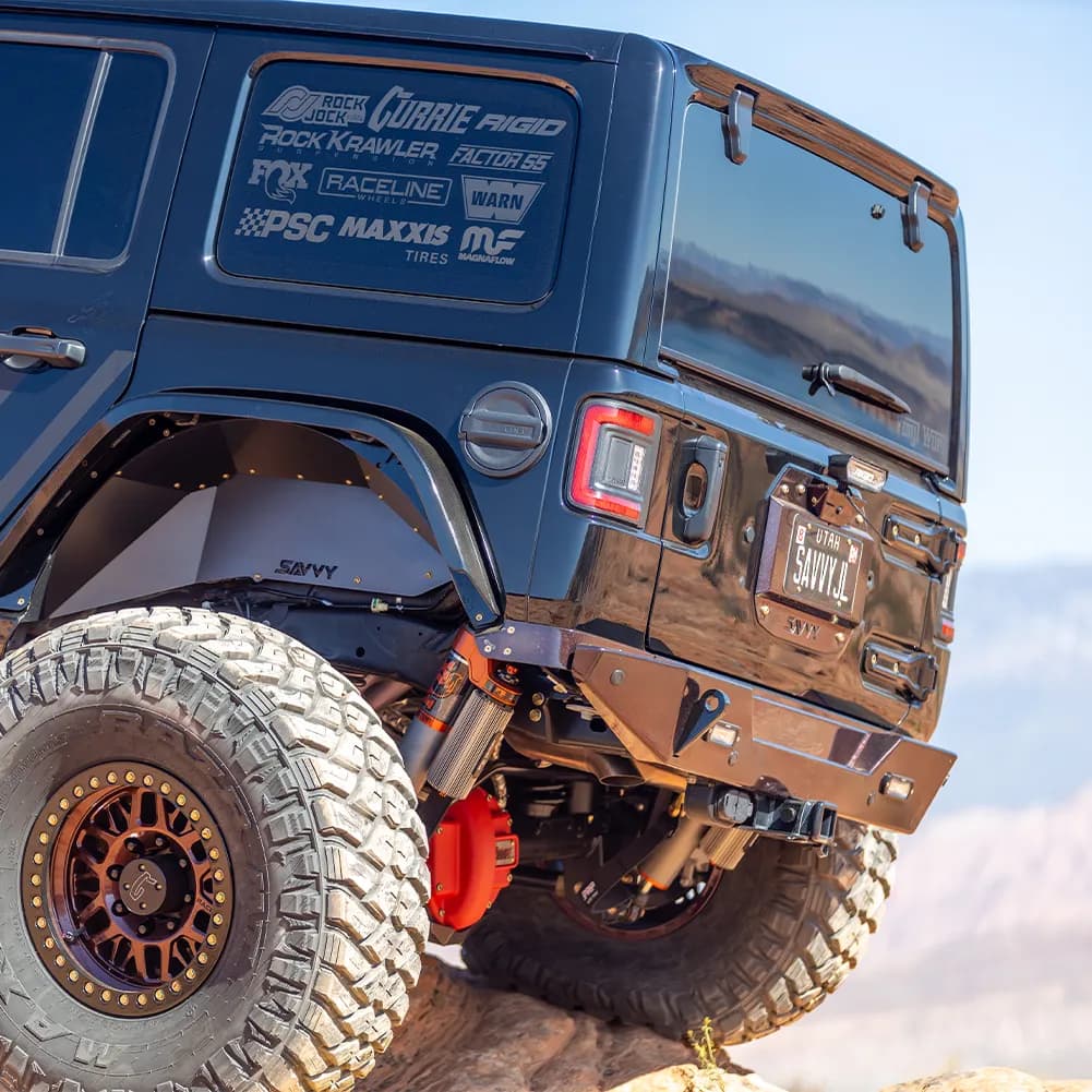 18c Wrangler Corner Trim Guard Kit Raw