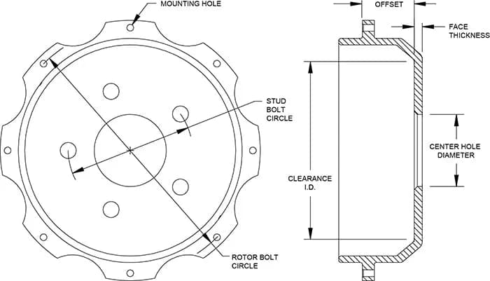 Parking Brake Hat - Standard - 170-10961