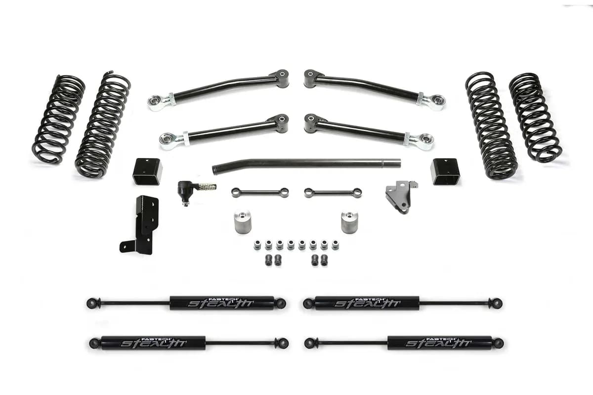 Trail Lift System; 5 in. Lift; w/Stealth Shocks;
