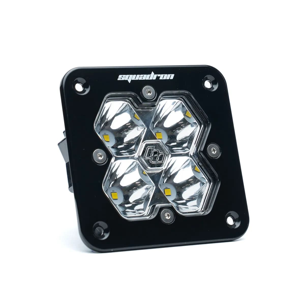 Squadron 2.0 Sport Black Flush Mount LED Auxiliary Light Pod Universal Clear Work/Scene Baja Designs