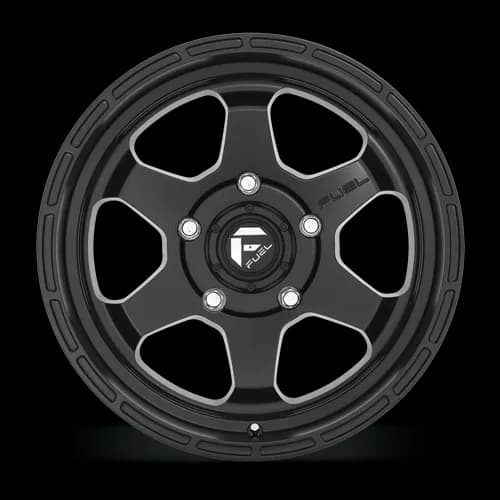Aluminum Wheels 17X9 Shok D664 6 On 139.7 Matte Black 106.1 Bore 20 Offset Fuel Off Road Wheels