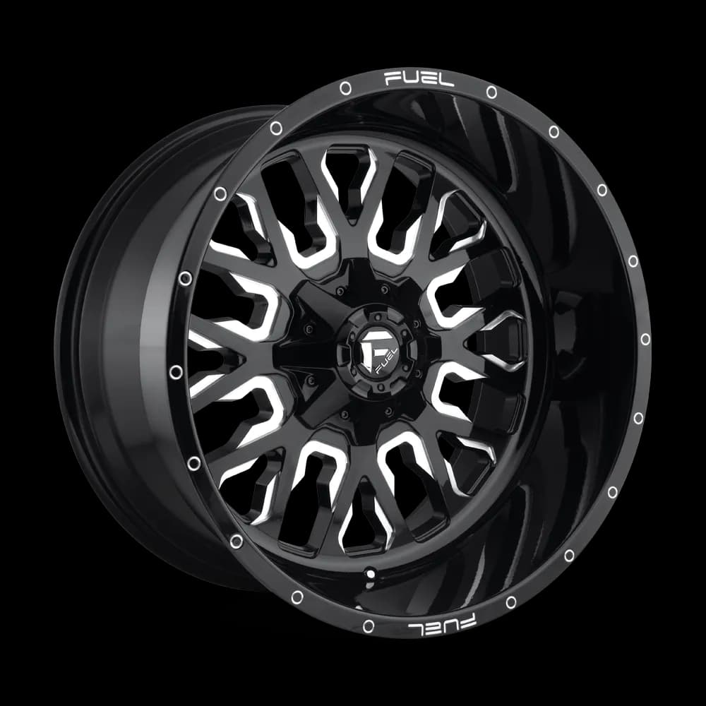 Stroke 17x9 6x135.006x139.70 Gloss Black Red Tinted Clear 1 mm
