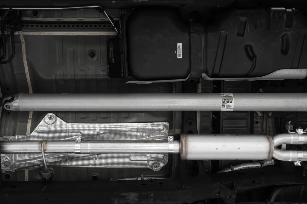 2.5 Inch Cat Back Exhaust System For 19-Up Silverado/Sierra 1500 5.3L and 2022 Silverado LTD/ Sierra Limited 5.3L Dual Rear T409 Stainless Steel MBRP