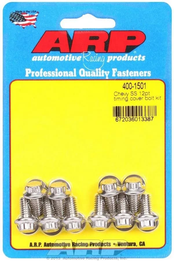 Chevy Ss 12PT Timing Cover Bolt Kit