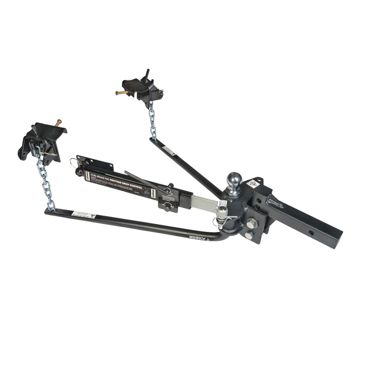 Husky Towing 30849 Rnd Bar 1200 LB Tong With 10 Shank With 2-5/16 Ball With Sway Control Package