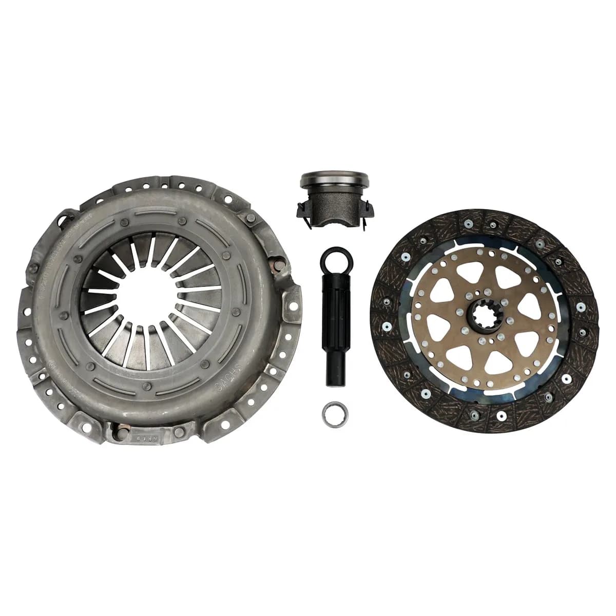 Clutch Kit; Incl. Clutch Disc/Pressure Plate/Clutch Release Bearing/Pilot Bearing/Clutch Alignment Tool; 9 in. Clutch Disc; 10 Splines; 1.125 in. Spline Dia.;