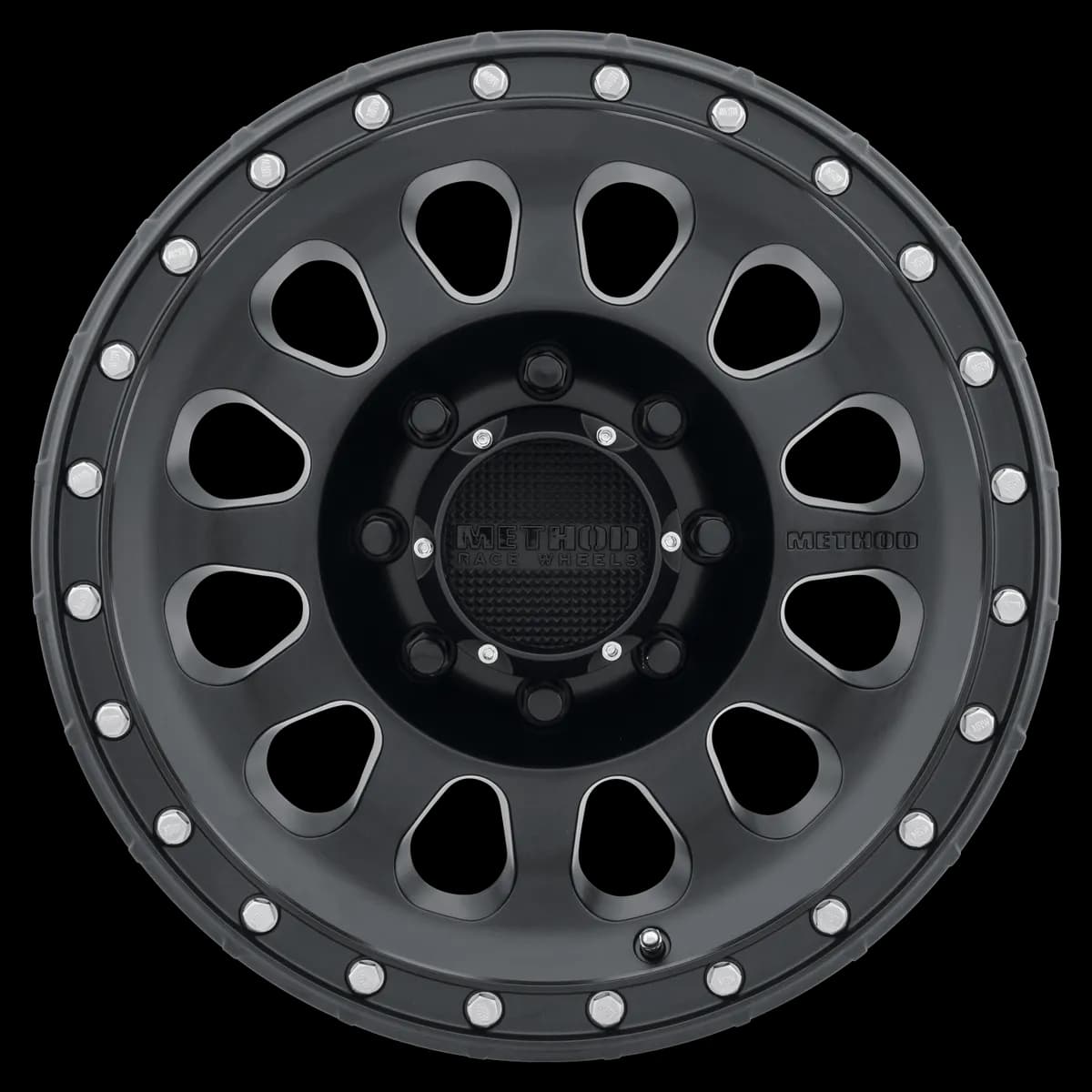 Aluminum Wheels 18x9 MR315 Bolt Pattern 8 On 170 Offset 18 Lip Size 1.65 Matte Black MB Method