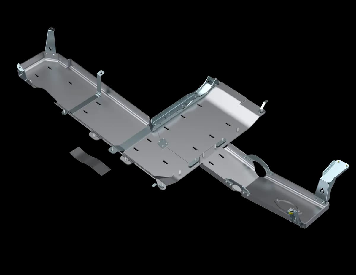22c Wrangler Jlu 392 Hemi Aluminum Fully Bellypan