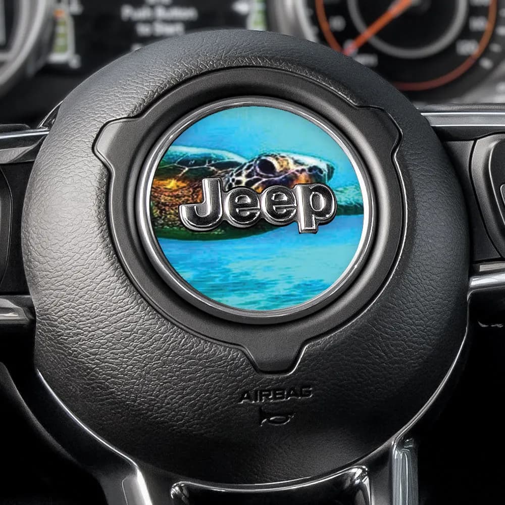 Turtle Steering Wheel Decal