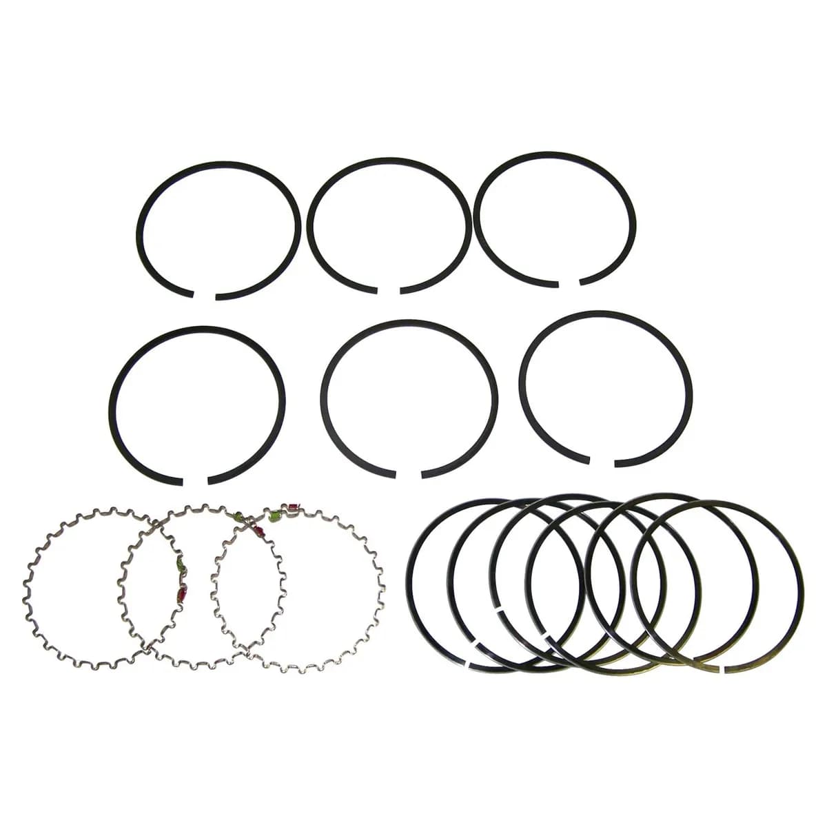 1974-1983 Cherokee SJ w/ 4.2L engine; Standard; For 6 Pistons 1972-1983 CJ-5 CJ w/ 4.2L engine; Standard; For 6 Pistons 1976-1986 CJ-7 CJ w/ 4.2L engine; Standard; For 6 Pistons 1981-1986 CJ-8 CJ w/ 4.2L engine; Standard; For 6 Pistons 1987-1990 Wrangl