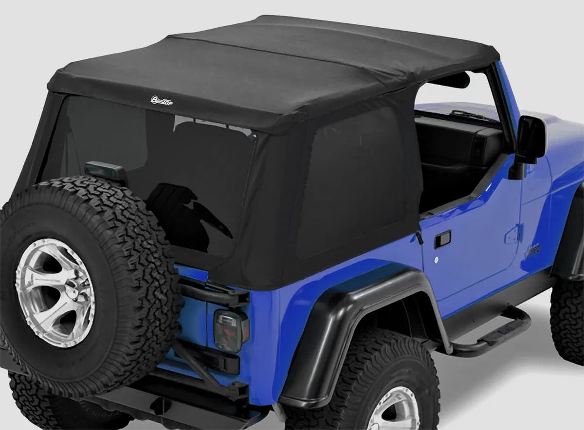 Black Twill Replace-a-Top, TrekNX Black Twill Replace-a-Top for Trektop NX Black Twill Jeep 97-06 Wrangler