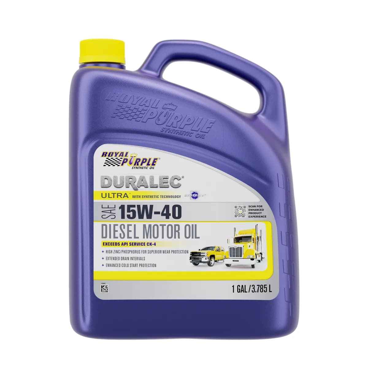 Duralec Ultra 15w40 HD Ci/4 1 Gallon Bottles Case of 3