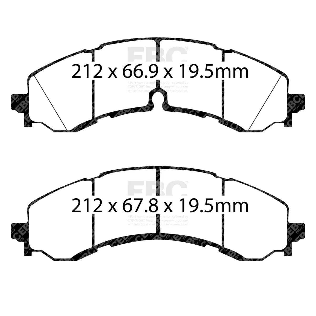 S1 Kits Ultimax 2 and RK Rotors; Rear; FMSI Pad No. D2250;