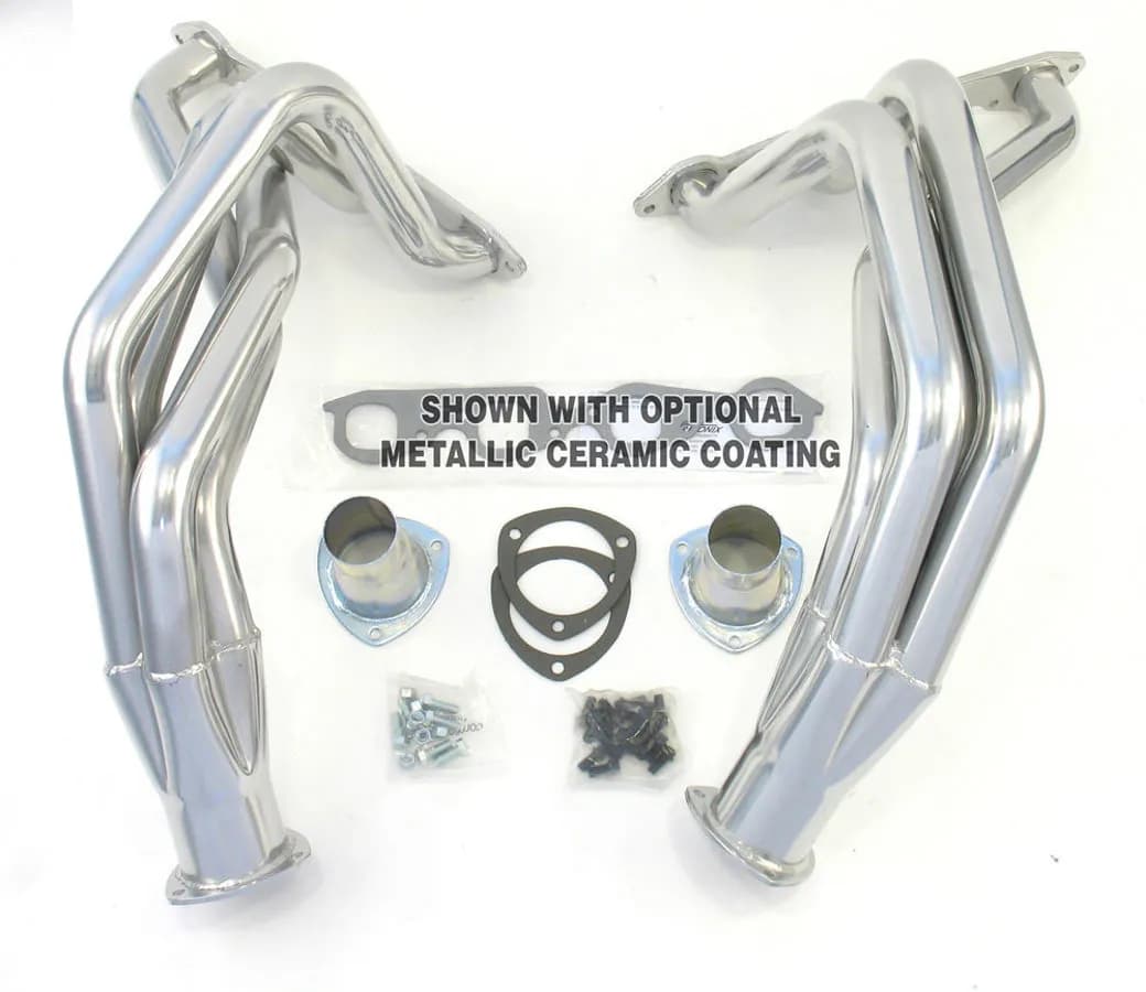 Patriot Fenderwell Header 55-57 Chevrolet 396-502 BBC 2" Primary 3 1/2" Collector Raw Steel H8035