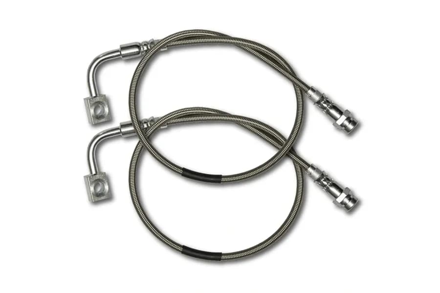 0718 Wrangler Rear Wrangler Long Travel Stainless Steel Rear Brake Lines Brake