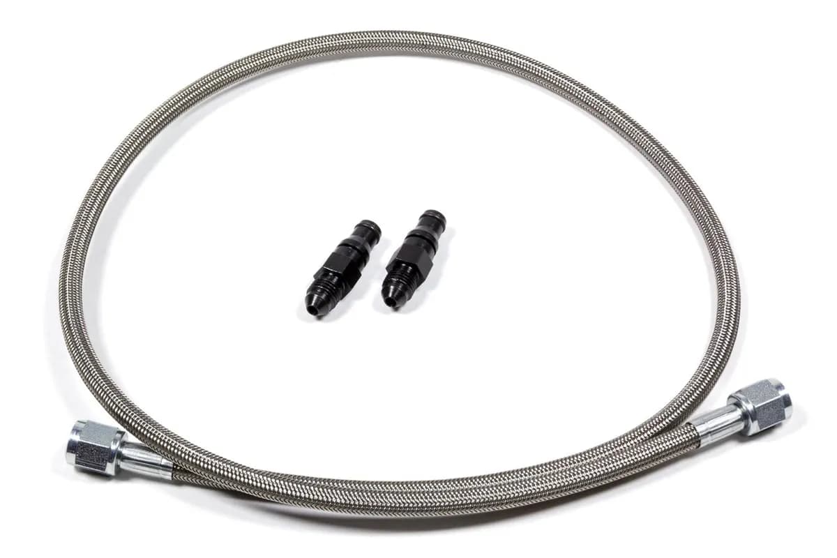 McLeod 139251 Stainless Steel Braided Line: Double -4 AN: Female: 36 in.