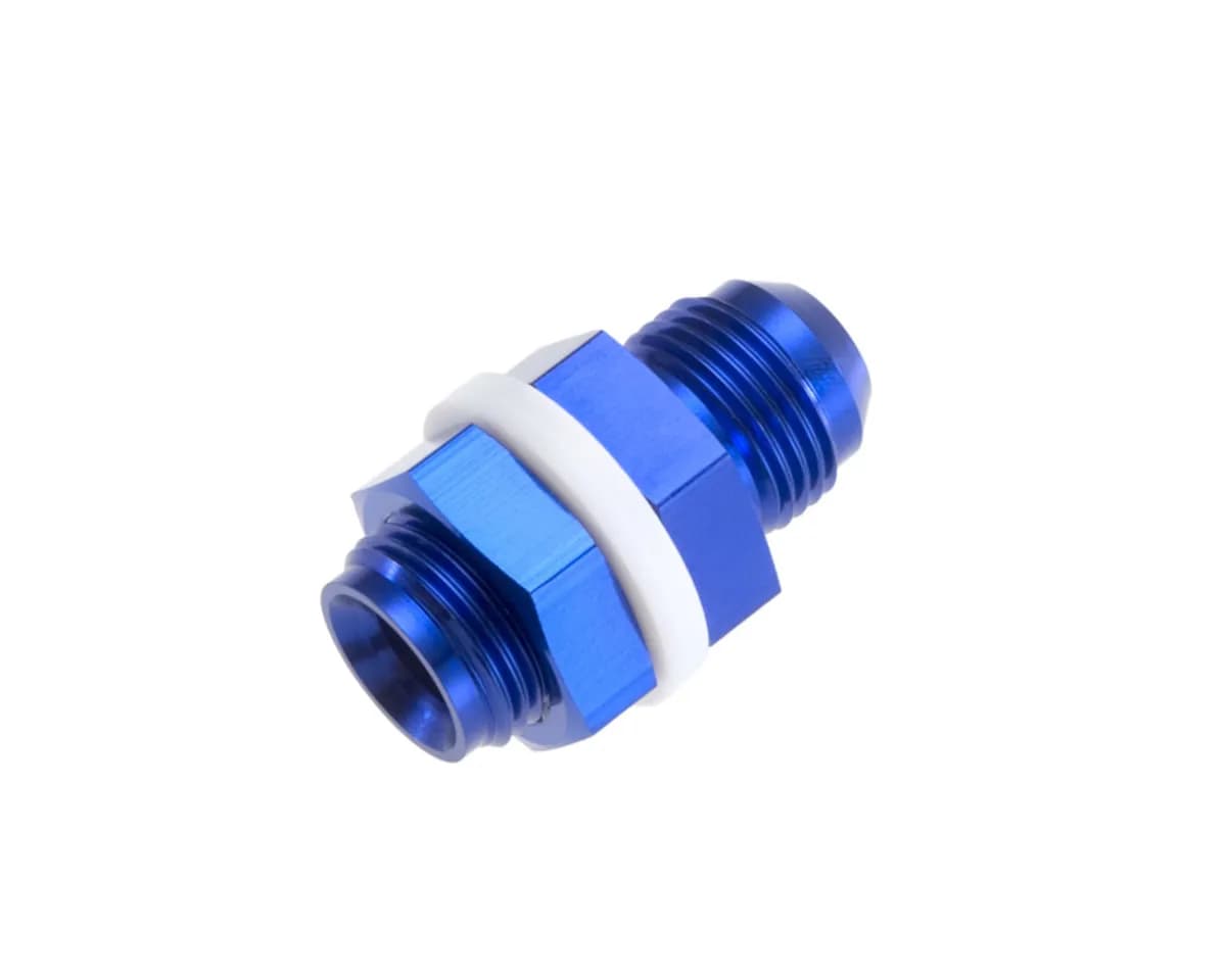 10 Male An/Jic With 2 Tefflon Washers And Inside Flow Chamfer Blue
