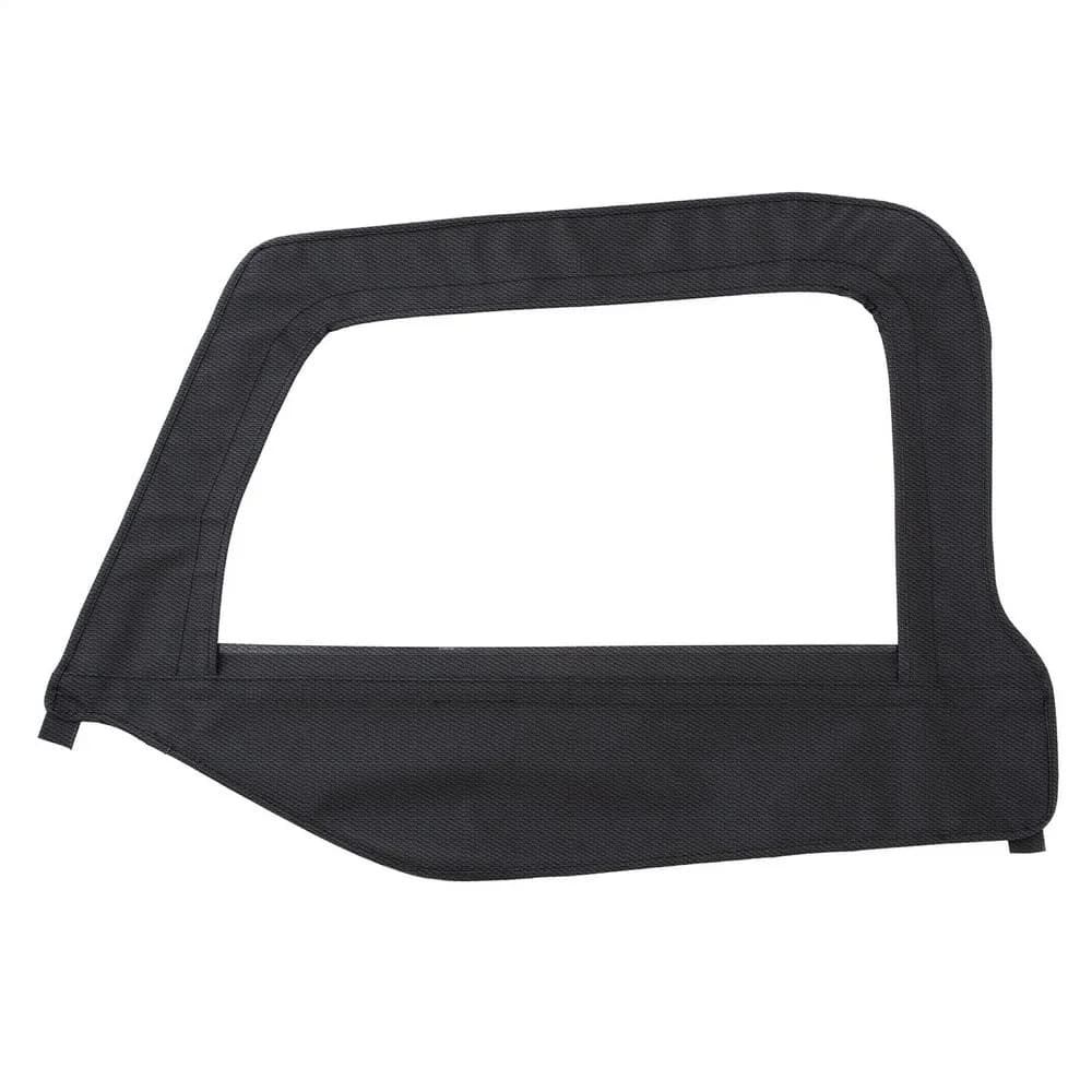 9706 Wrangler TJ Replacement Upper Doorskin W/Frame Drivers Side; Black Diamond
