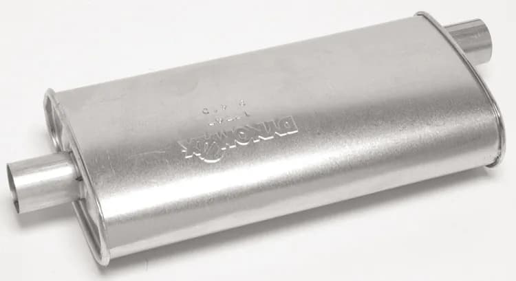 Super Turbo Muff Center Inlet Side Outlet 2.25 in 20in Body