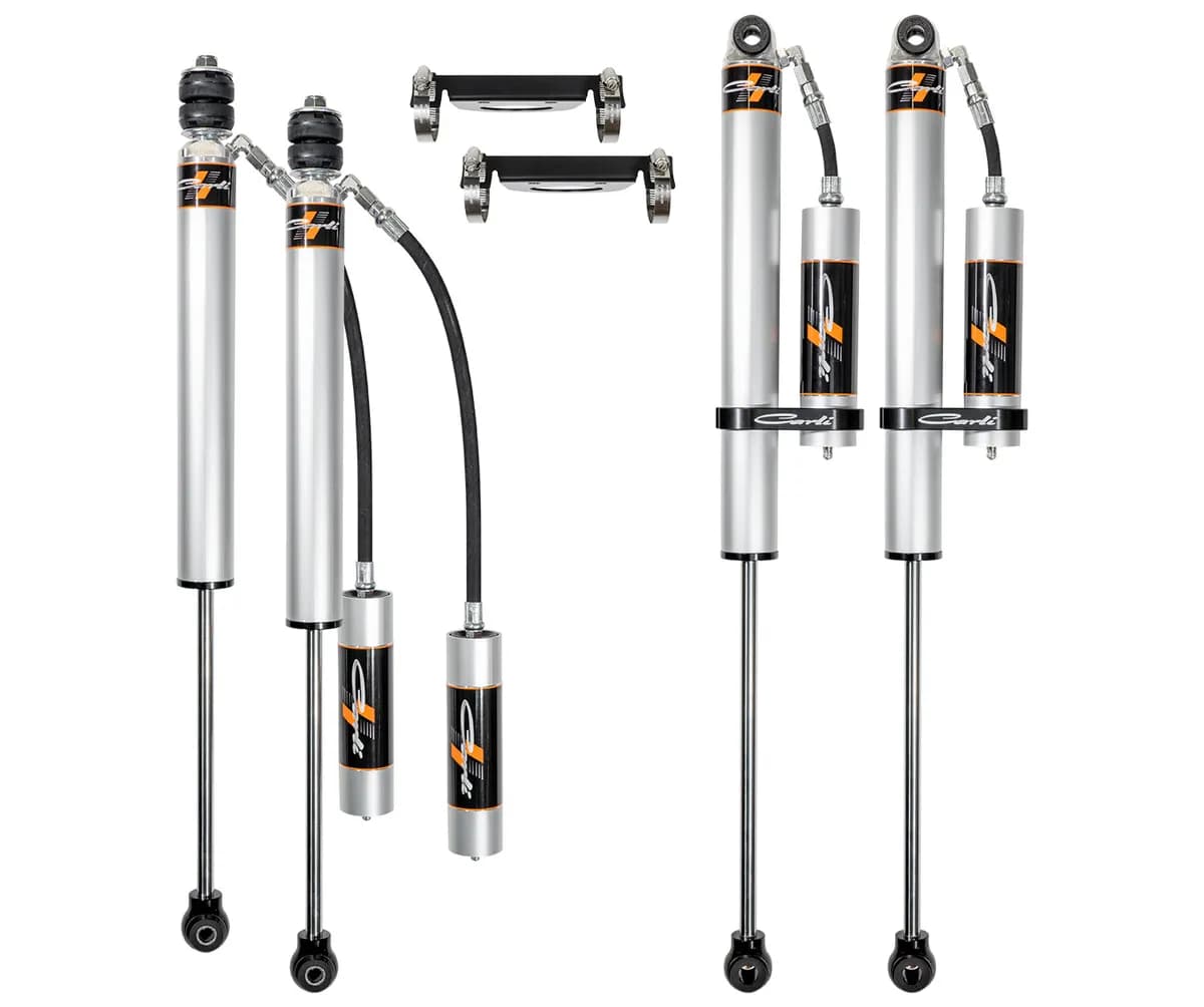Carli SPEC 2.0 Remote Reservoir Shocks Front and Rear Includes Coil-Mounted Reservoir Mount