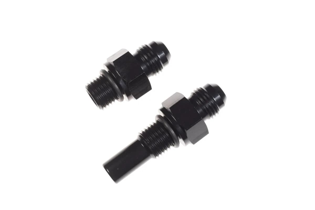 4l80e4l85e Transmission Fittings1/4 Npsm To06an Male Black Pair