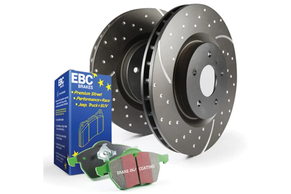 S3 Kits Greenstuff 6000 and GD Rotors; Rear; FMSI Pad No. D2383; Vented; 350mm Dia.; 24mm Thick;
