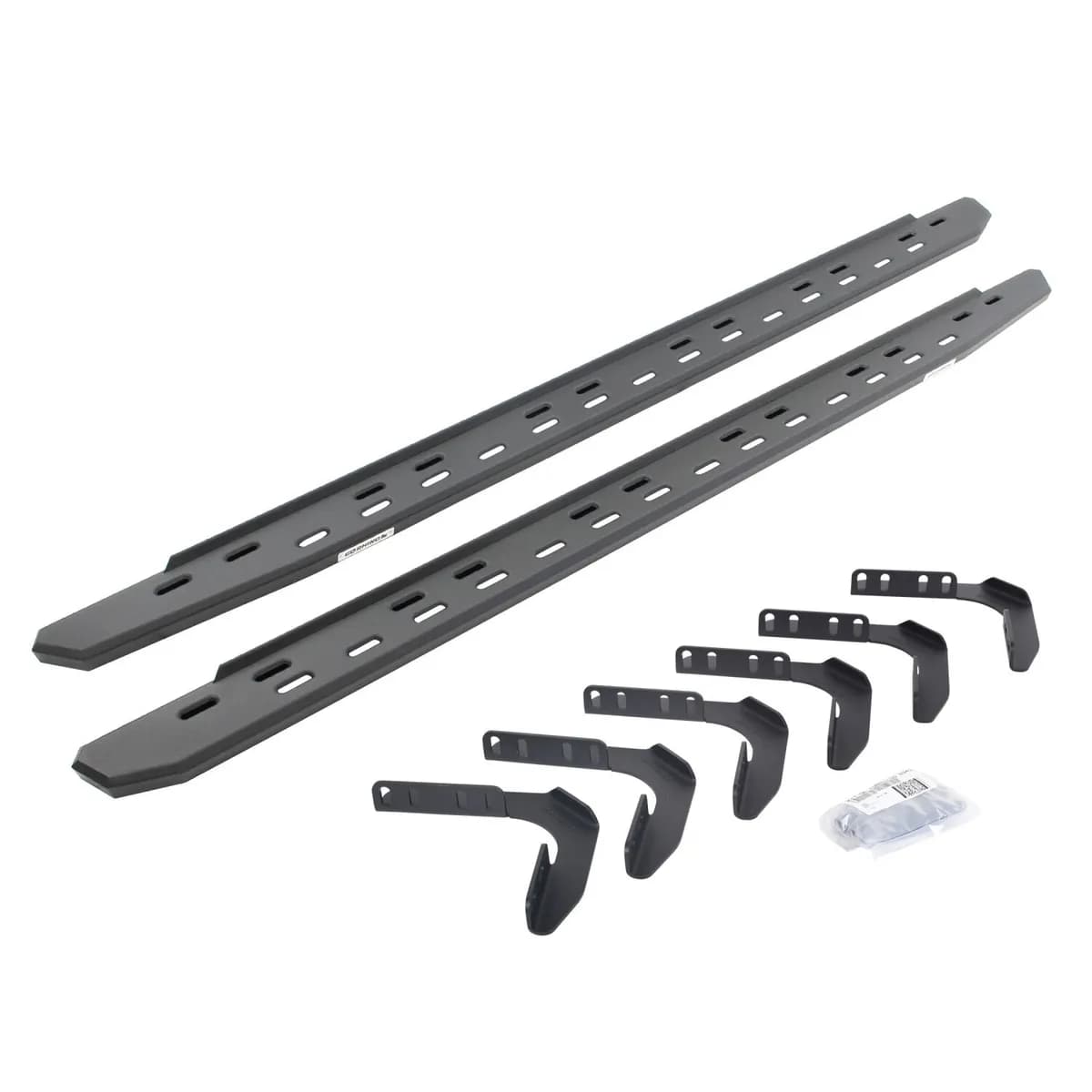 Go Rhino 69618087SPC - RB30 Slim Line Running Boards with Mounting Bracket Kit - Textured Black