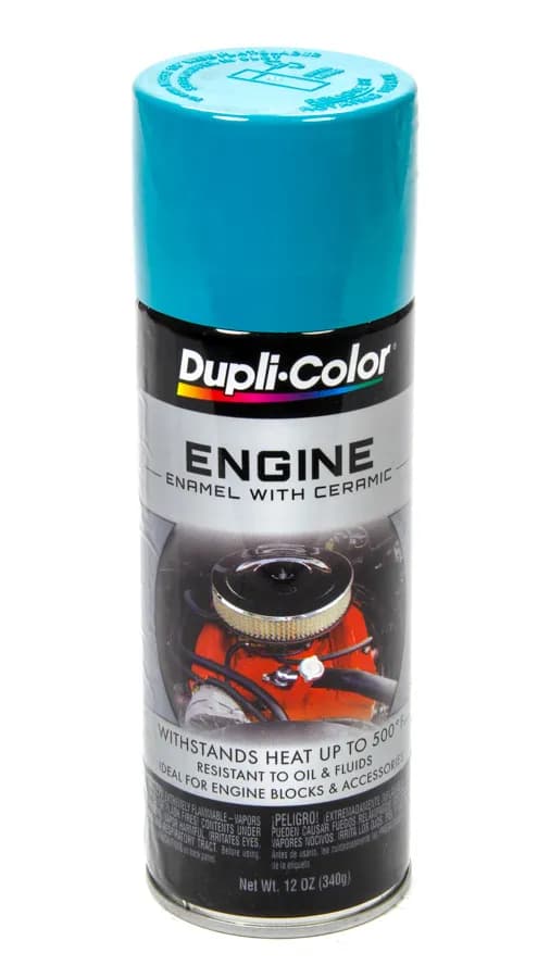 Engine Enamel With Ceramic; Torque n Teal; 12 Oz. Aerosol