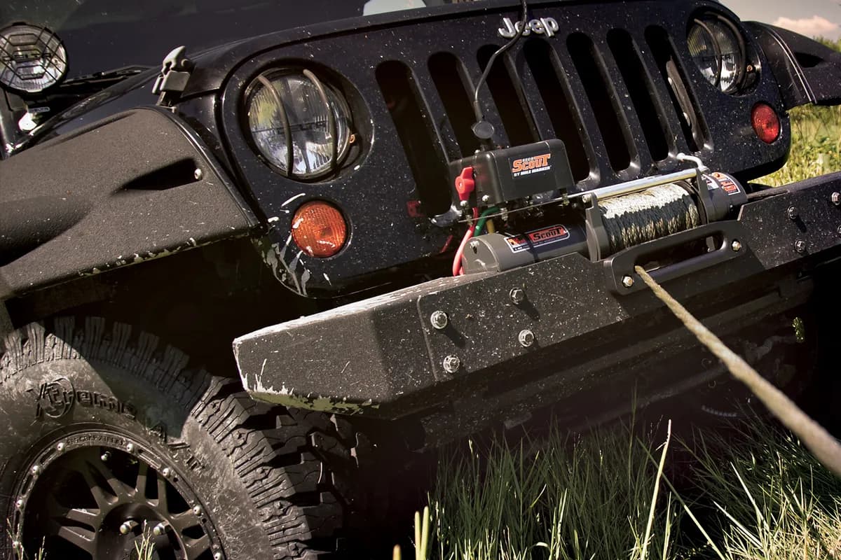 Mile Marker 77-53141w 8k Sec 8 (Scout) Waterproof Recovery Winch With Synthetic Rope