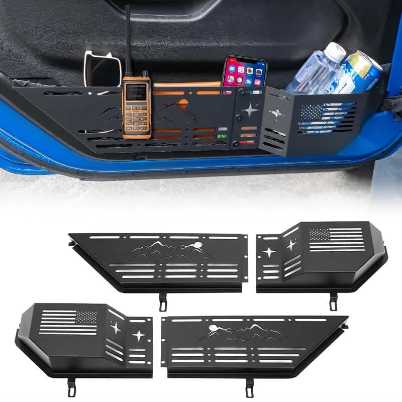 Front Door Storage Side Box for 2018+ Jeep Wrangler JL