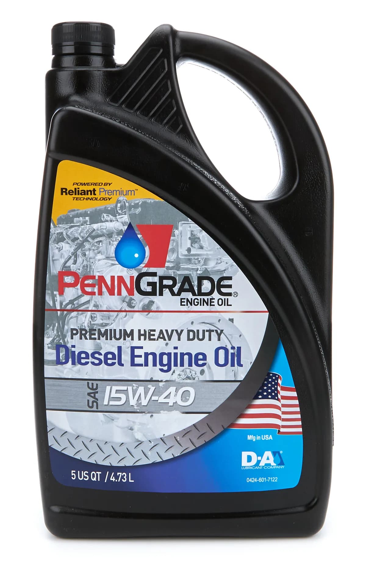 Premium Heavy Duty Diesel Engine Oil Ck4 SAE 15w40 5 Quarts Case of 4