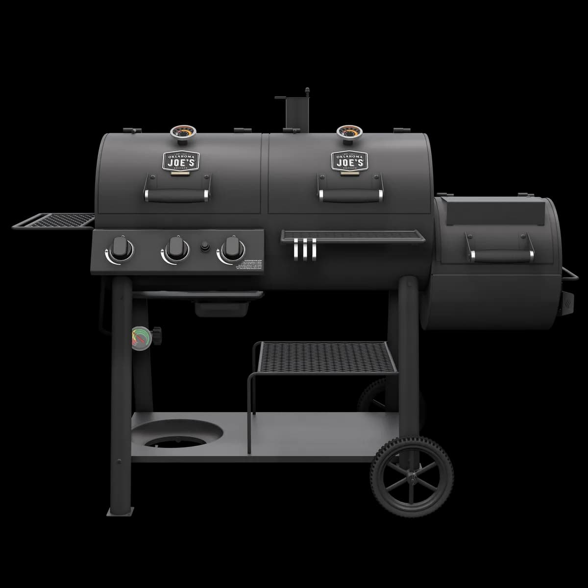 Oklahoma Joes Canyon Combo Dlx Charcoal/Gas Smoker & Grill
