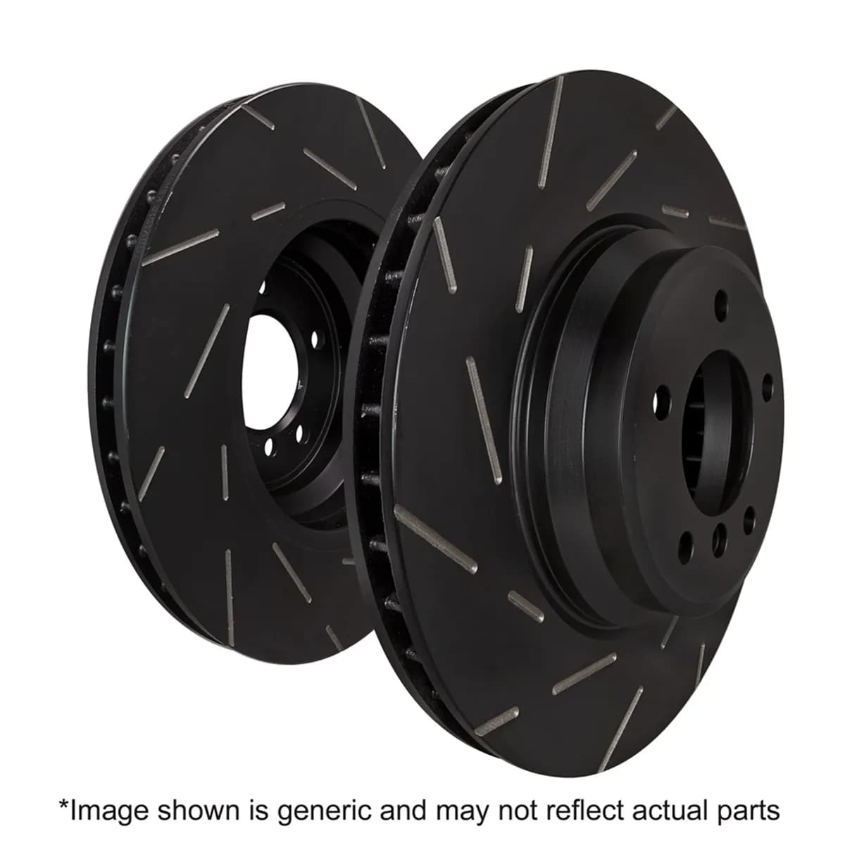 USR Series Sport Slotted Rotor Set; Front; For FMSI Pad No. D2179; Vented; 6 Bolt Holes; 378mm Dia.; 68mm Height; 30mm Thick; 78.4mm Center Hole Dia.;