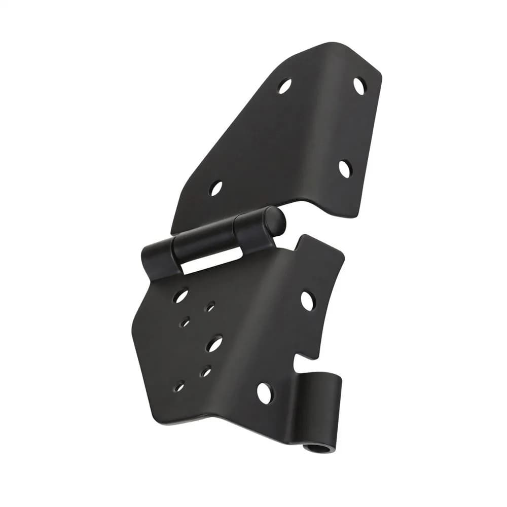 Jeep 76-95 CJ & Wrangler Jeep Stainless Windshield Hinges Black