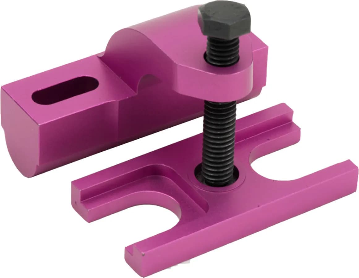 Engine Valve Spring Compressor On-Head Direct Mount Fits All GM Cylinder Heads Universal Purple Anodized Aluminum Proform