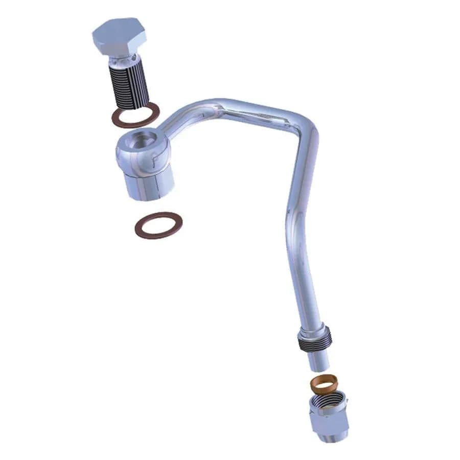 Detroit Speed 091702DS Detroit Speed Hardline Pressure Tube w/ Banjo Bolt Connector