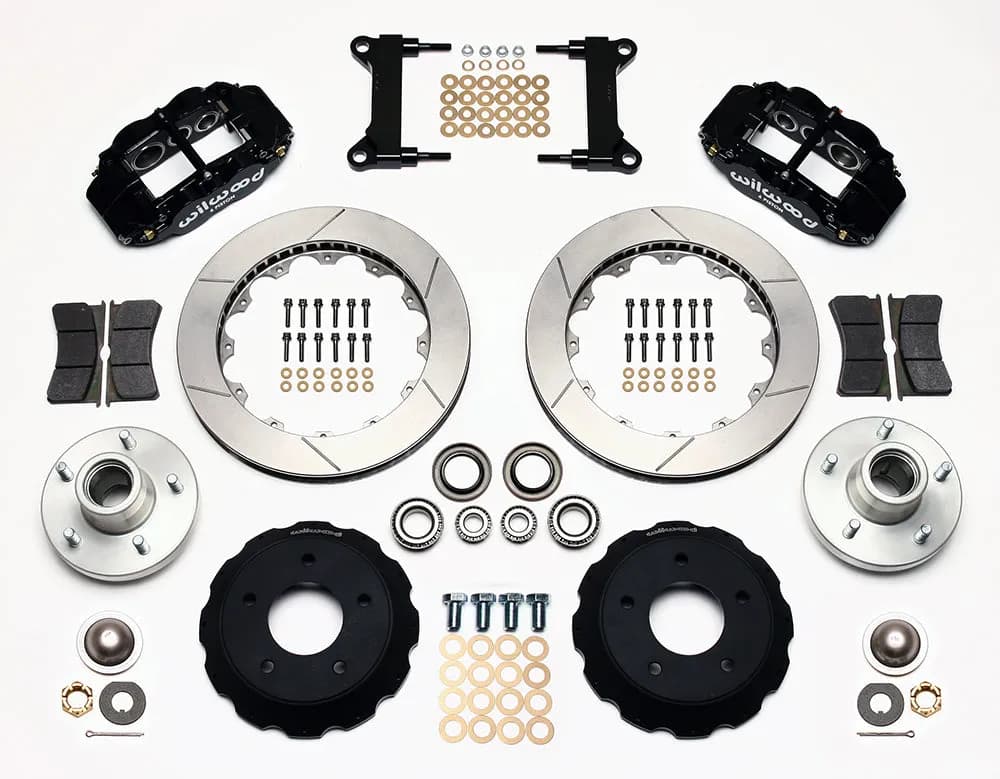 1963 - 1987 Chevrolet, GMC Forged Narrow Superlite 6R Big Brake Front Brake Kit (Hub) - 140-10775