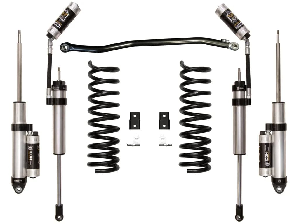 ICON 2014-2026 Ram 2500 4WD, Diesel, Coil Spring Rear, 2.5" Lift, Stage 4 Suspension System