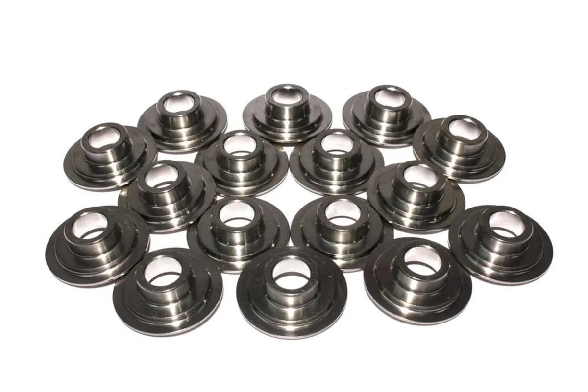 10 Lightweight Titanium Retainer Set of 16 for 1.500-1.550 OD Double Springs