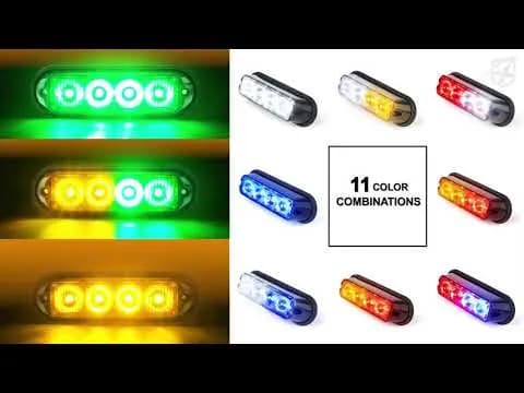 Xprite Surface Mount Grille Strobe Light Head | Marker Series