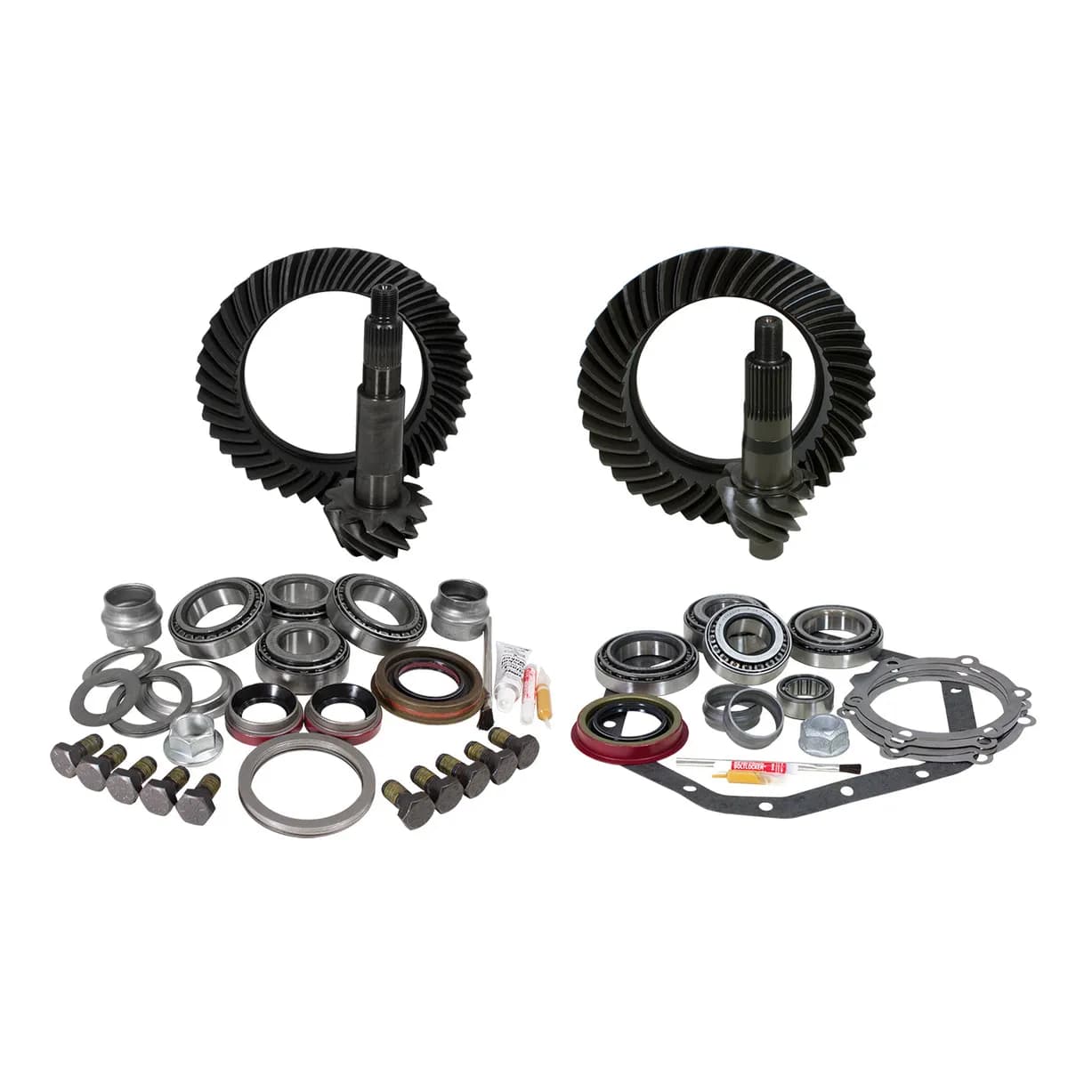 Gear & Install Kit Reverse Rotate Dana 60 & 88-Down GM 14T 4.88 Thick D60 Rev/GM 10.5 Inch 14T Gear/Kit Package 4.88 Thick '88 & Down Yukon Gear