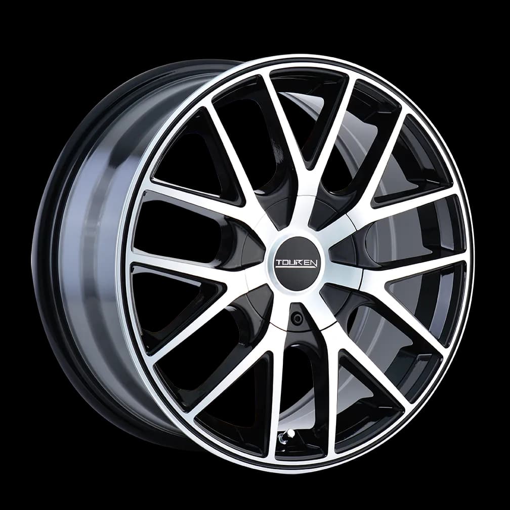 Touren Wheels TR60 3260 Gloss Black Machined 17X7.5 5-108/5-114.3 42MM 72.62MM
