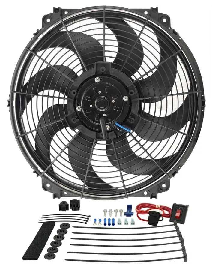 16 Tornado Electric Puller Fan, Premium Mounting Kit