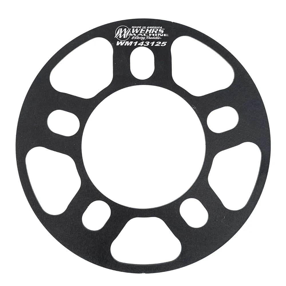 Wheel Spacer 1/8in Small 5 Alum
