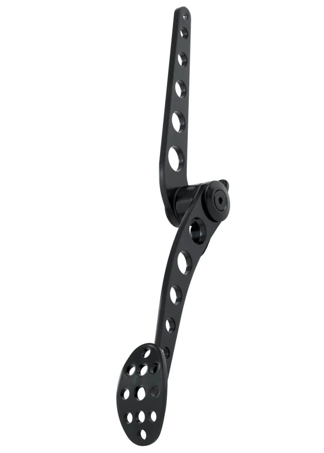 Throttle Pedal Assembly; Midnight Series Black Steel; Lakester; Curved;