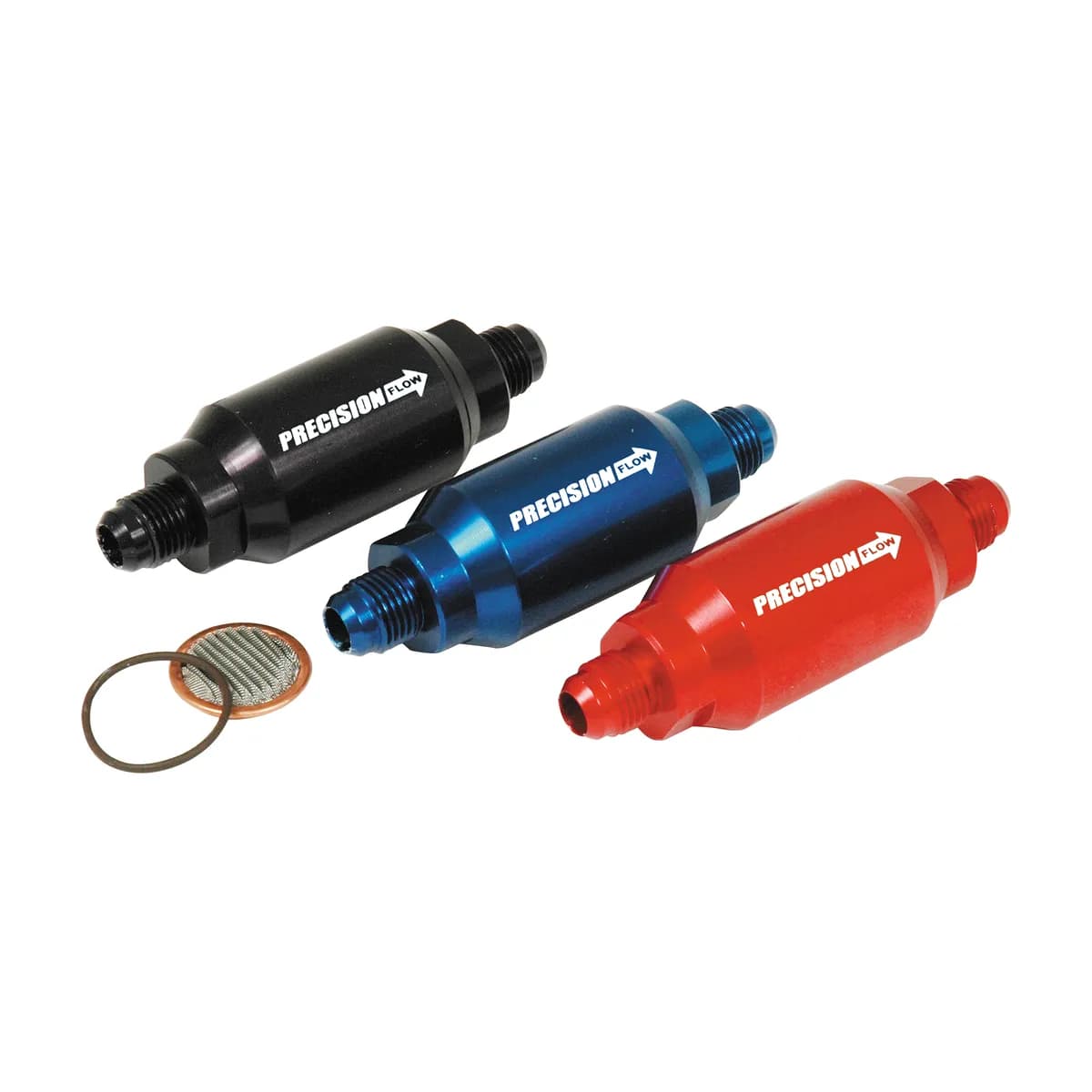 Blu In-Line Fuel Filter -6anx3-3/4'